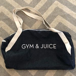 Gym and Juice .. Work Out bag